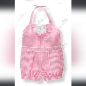 Pink Striped Kids Matching Set
